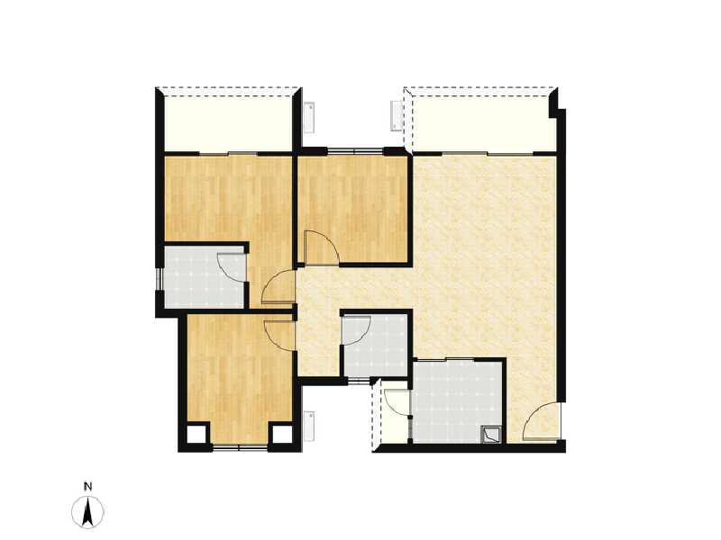 3室2厅2卫 住宅 在售户型图