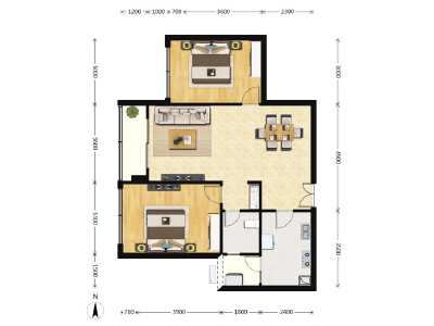 2室2厅1卫 住宅 在售