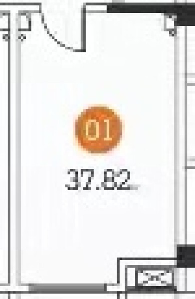 1室1厅0卫 商业类 售罄户型图