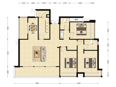 3室2厅2卫 住宅 售罄
