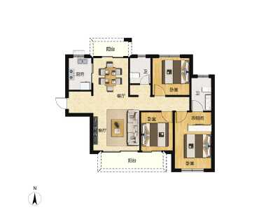 3室2厅2卫 住宅 售罄