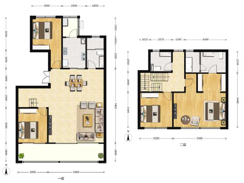 4室2厅3卫 别墅 售罄户型图