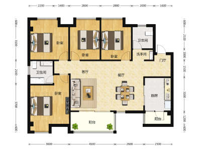 4室2厅2卫 住宅 售罄
