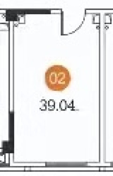 1室1厅0卫 商业类 售罄户型图