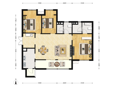 3室2厅2卫 住宅 售罄