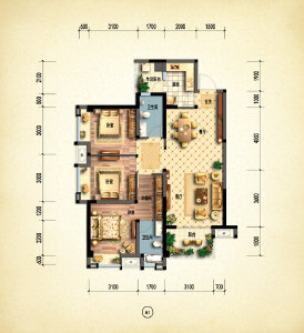 3室2厅2卫 住宅 售罄