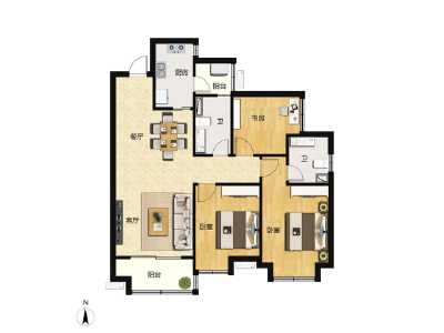 3室2厅2卫 住宅 在售