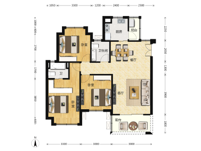 3室2厅2卫 住宅 售罄
