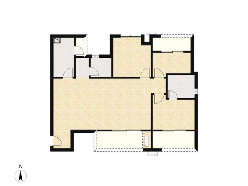 3室2厅2卫 住宅 售罄户型图