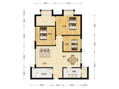 3室2厅2卫 住宅 售罄