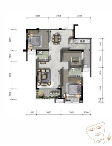 3室2厅2卫 住宅 在售
