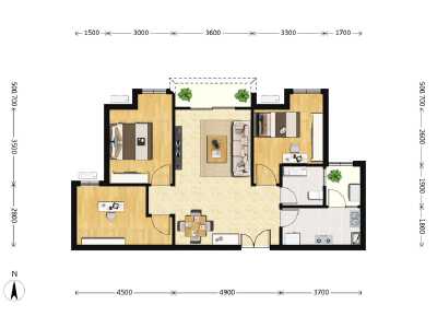 3室2厅1卫 住宅 售罄