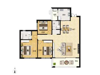 3室2厅2卫 住宅 在售