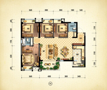 4室2厅2卫 住宅 售罄