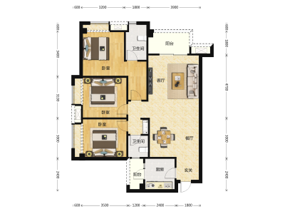 3室2厅2卫 住宅 售罄