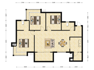 3室2厅2卫 住宅 售罄