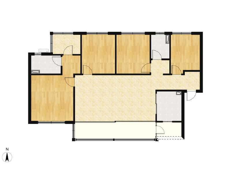 4室2厅2卫 住宅 售罄户型图