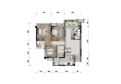 3室2厅2卫 住宅 售罄