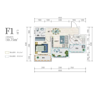 1室2厅1卫 住宅 在售