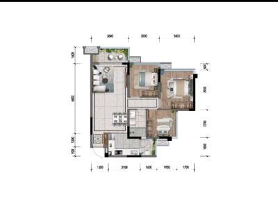 3室2厅1卫 住宅 售罄
