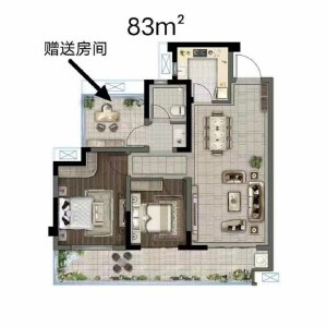 2室2厅1卫 住宅 在售