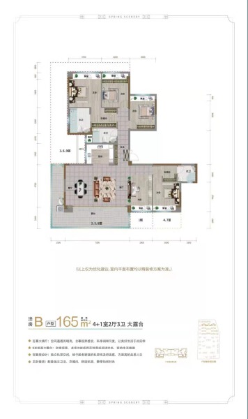 5室2厅3卫 住宅 在售户型图