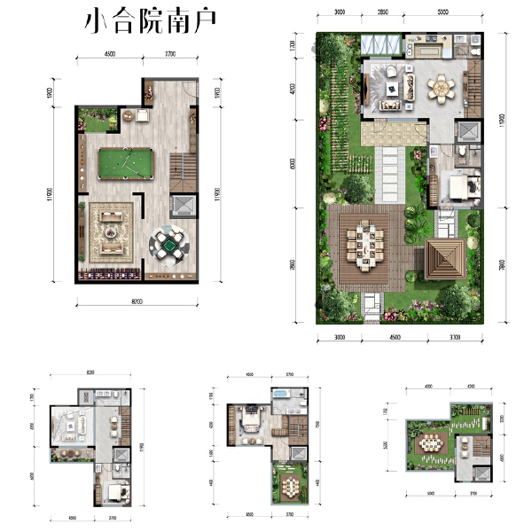 4室3厅5卫 住宅 在售户型图