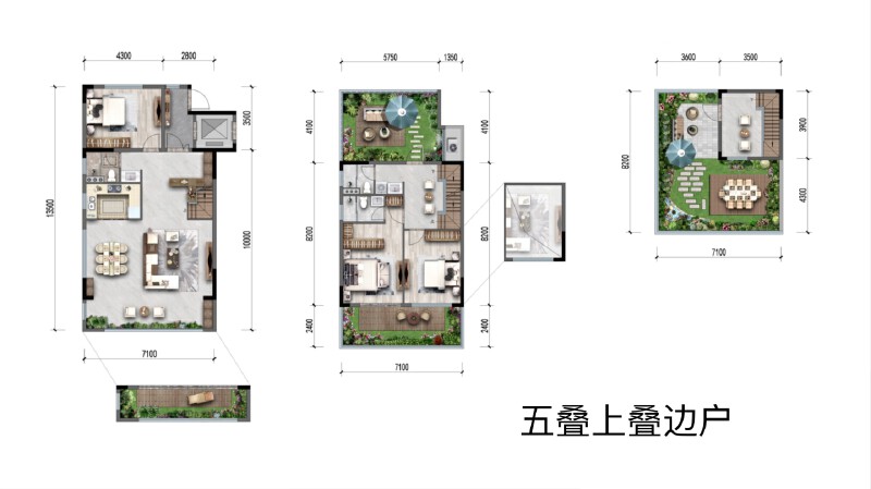 3室2厅3卫 住宅 在售户型图