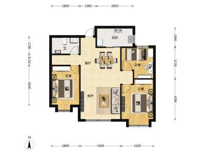 3室2厅1卫 住宅 在售