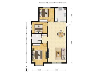 3室2厅1卫 住宅 在售