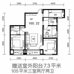 3室2厅1卫 住宅 在售