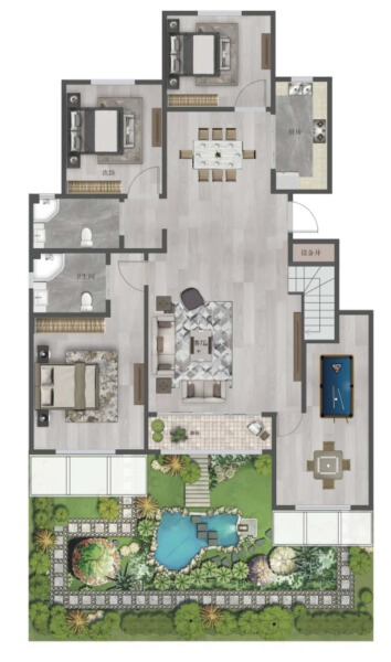 4室2厅1卫 住宅 在售户型图