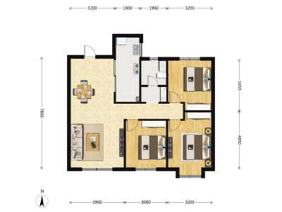 3室2厅1卫 住宅 在售