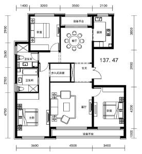 3室2厅1卫 住宅 在售