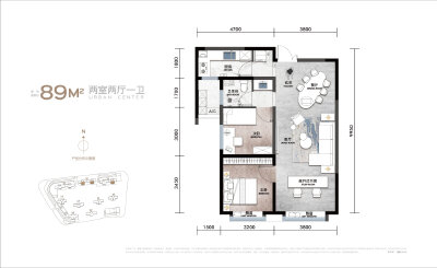 2室2厅1卫 住宅 在售