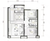 2室2厅1卫 住宅 售罄