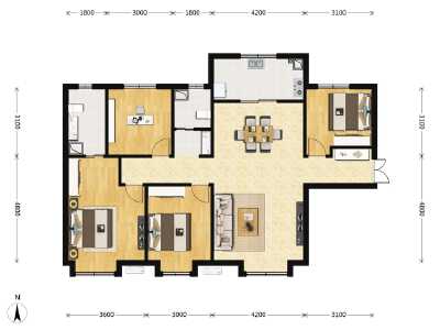 4室2厅2卫 住宅 在售