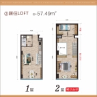 2室1厅1卫 住宅 在售