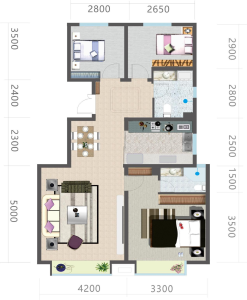 3室2厅2卫 住宅 售罄