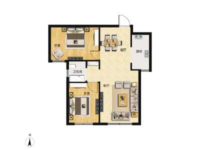 2室2厅1卫 住宅 在售