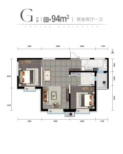 2室2厅1卫 住宅 售罄