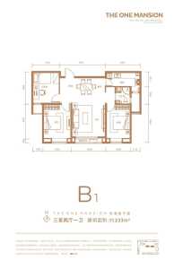 3室2厅1卫 住宅 售罄