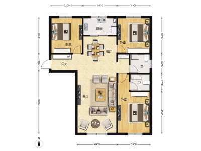 3室2厅1卫 住宅 在售