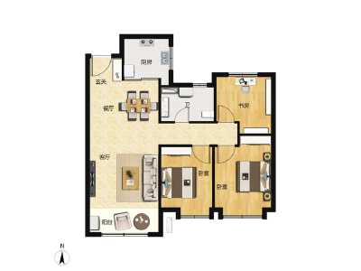 3室2厅1卫 住宅 在售