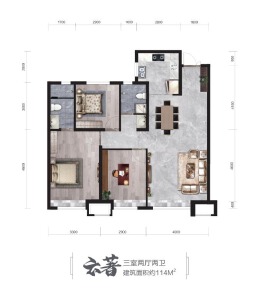 3室2厅2卫 住宅 售罄