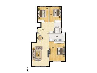 3室2厅1卫 住宅 在售