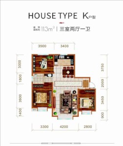 3室2厅1卫 住宅 在售